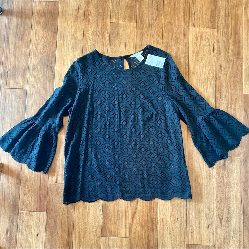 Brand New with Tags Black Lace H&M top!